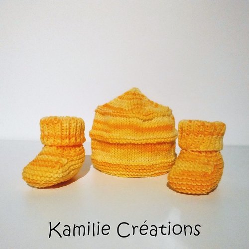 Ensemble naissance jaune