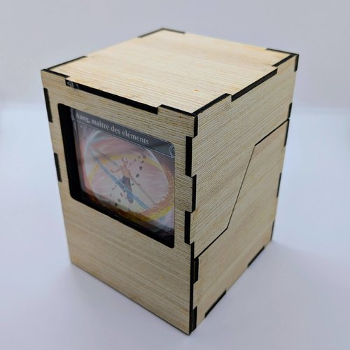 Deckbox commander en bois