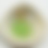 11 grammes de micro billes vertes claires transparentes