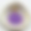 12 grammes de micro billes violettes claires transparentes