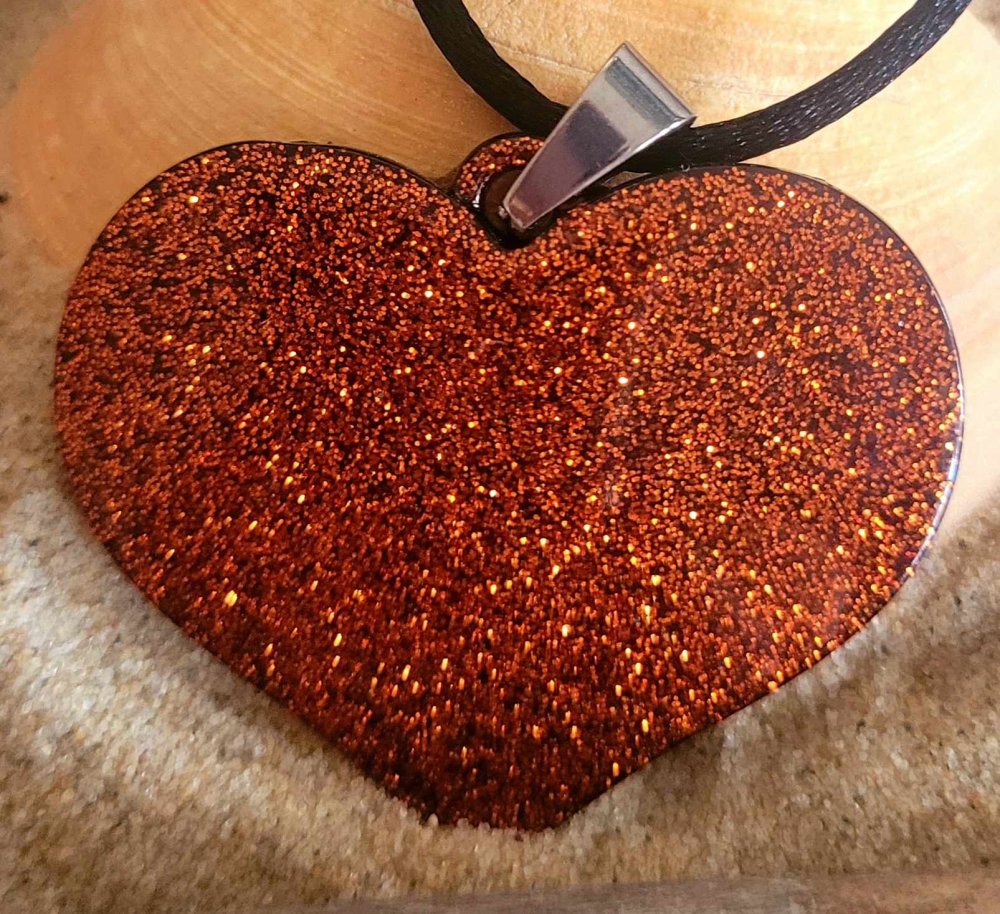 Mercerie : Bouton à Coudre Rose Pailleté Lurex 18mm - Fabrication Française