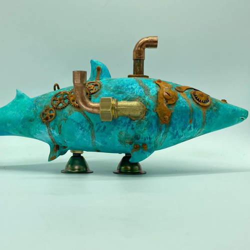 Requin steampunk