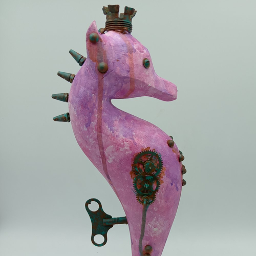 Hippocampe steampunk