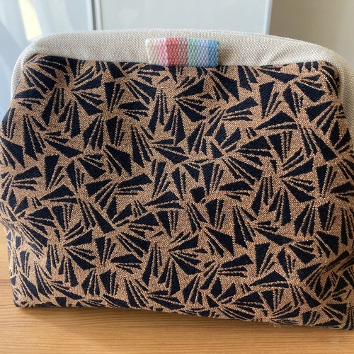 Sac à projet tricot / trousse toilette