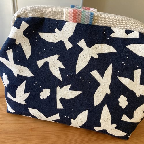 Sac à projet tricot / trousse toilette