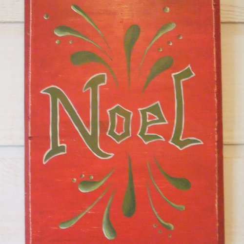 Peinture noël (sur bois)