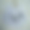 Lot de 4 cartes blanches naissance