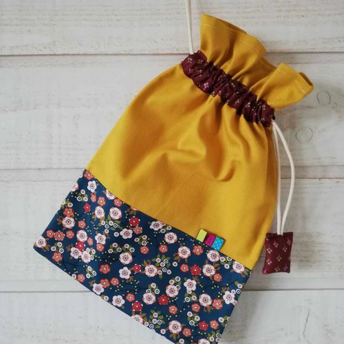 Sac à lingerie (n°153) jaune