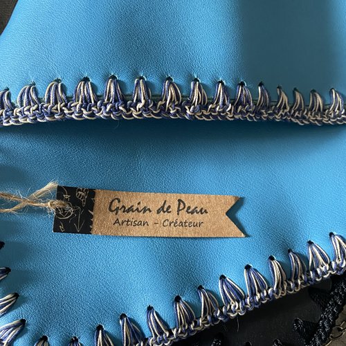 Lot de 50 étiquettes kraft personnalisées - grain de peau