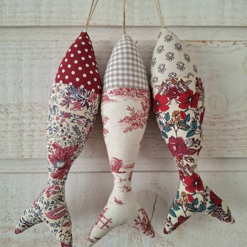 Lot de 3 poissons (beige, beige) 2