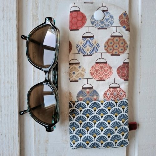 Etui à lunettes (tissu japonais)
