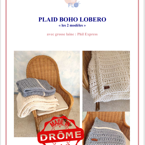 Tuto crochet "plaid boho lobero"