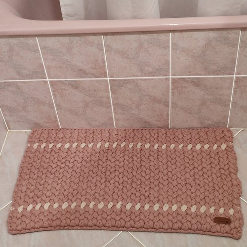 Tapis rectangulaire rosemarie shabby / bohème