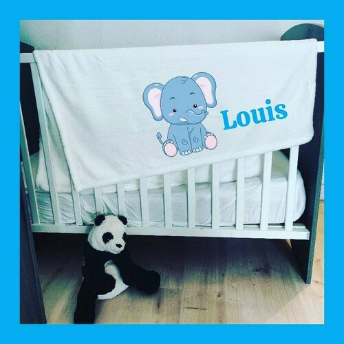 Couverture Bebe Personnalisee Elephant Un Grand Marche