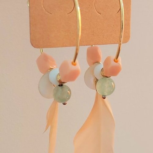 Petites créoles à breloques