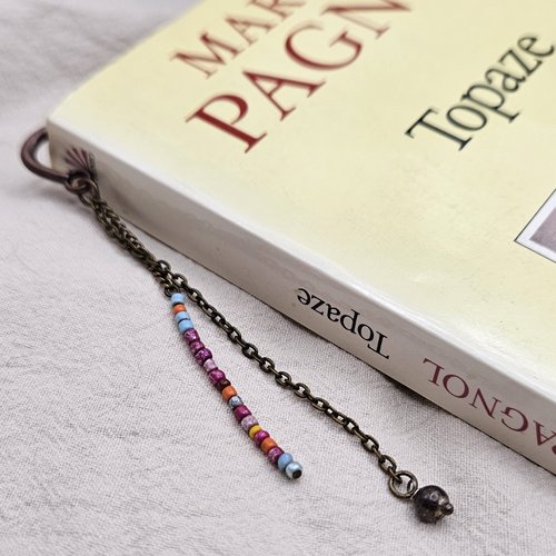 Marque-page plume en acier – accessoire de lecture bohème – création artisanale – série limitée