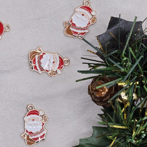 Breloque père noël – pour vos créations de noël