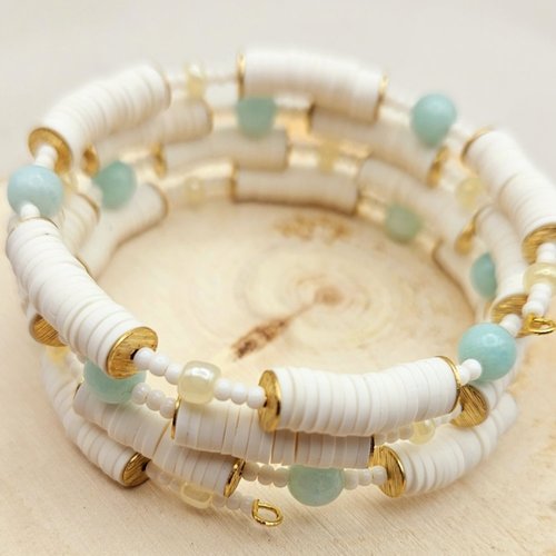 Bracelet de lithothérapie en jade de malaisie