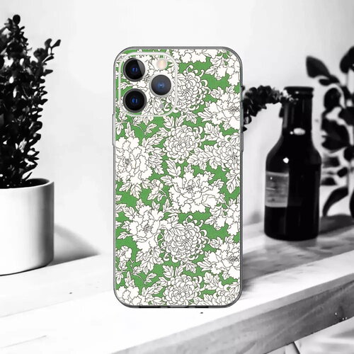 Coque souple pour iphone vert jade