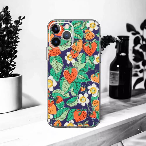 Coque souple strawberry dream pour iphone