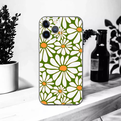Coque souple pour iphone bouquet green p