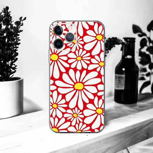 Coque souple pour iphone bouquet red