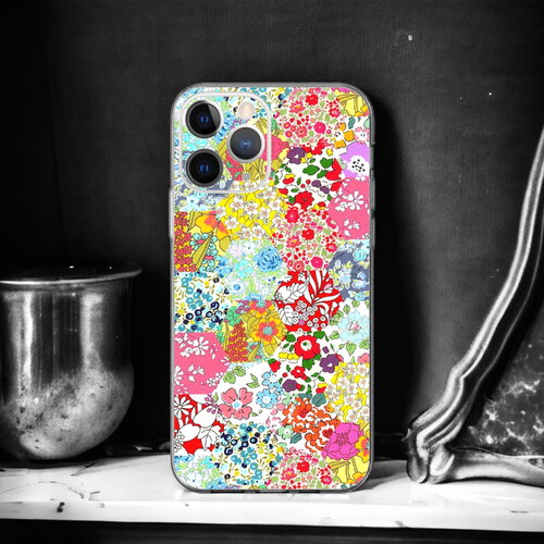 Patchwork dream coque souple pour iphone 17, 16, 15, 14, 13, 12, 11, x,xr, se, 8, 7