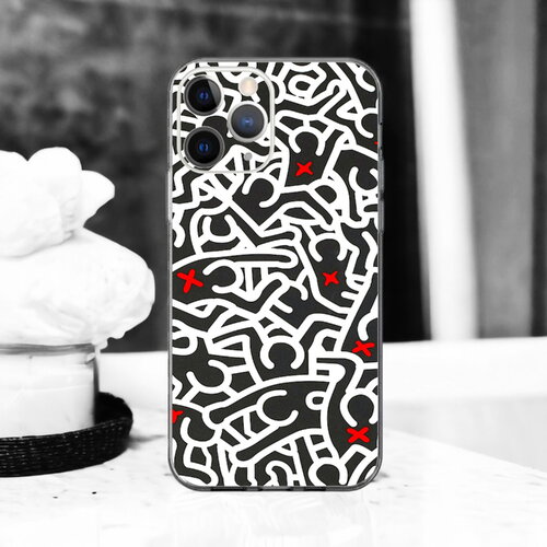 Coque souple pour iphone  keith haring c