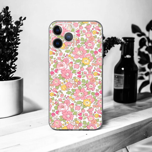 Coque souple pour iphone betsy rose vanille scintillant