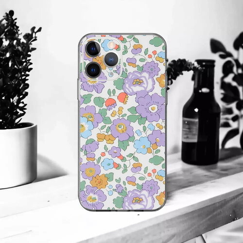 Coque souple betsy lilas pour iphone