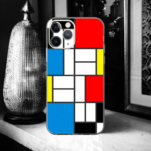 Coque souple pour iphone mondrian