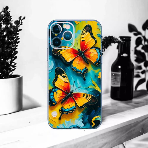 Coque souple les papillons pour iphone