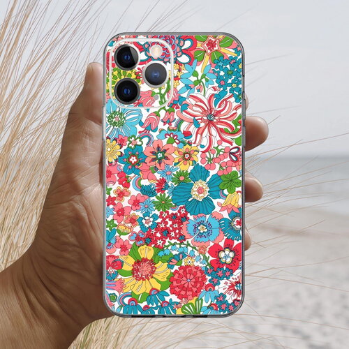 Coque iphone 17, 16, 15, 14, 13, 12, 11, 10, 8, se liberty rainbow garden r