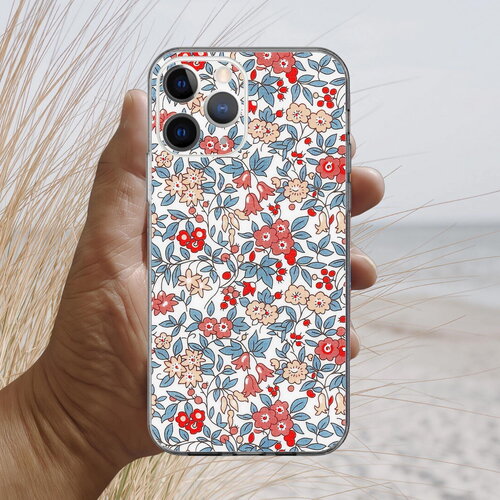 Coque iphone 17, 16, 15, 14, 13, 12, 11, 10, 8, se liberty forget me not blossom