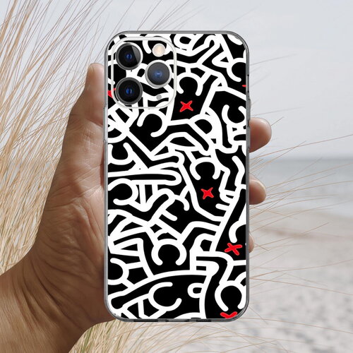 Coque iphone 17, 16, 15, 14, 13, 12, 11, 10, 8, se  keith haring c