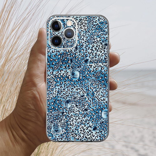 Coque iphone 17, 16, 15, 14, 13, 12, 11, 10, 8, se, liberty léopard blu