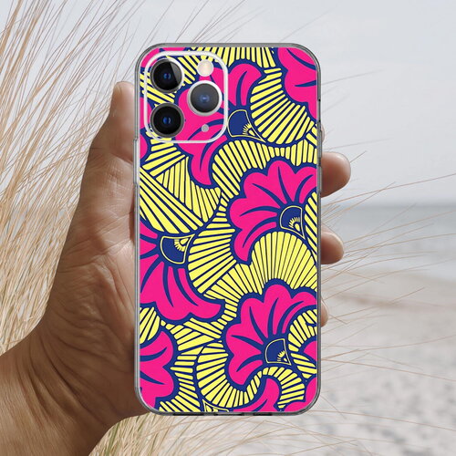 Coque pour iphone 17, 16, 15, 14, 13, 12, 11, x, xr, se, 8, 7 wax amarante
