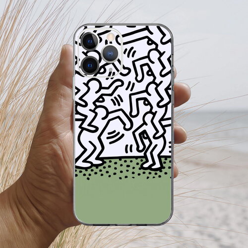 Coque iphone 17, 16, 15, 14, 13, 12, 11, 10, 8, se keith haring k