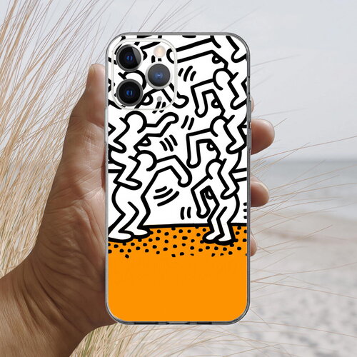 Coque iphone 17, 16, 15, 14, 13, 12, 11, 10, 8, se, keith haring 0