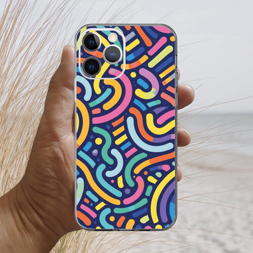 Coque iphone 17, 16, 15, 14, 13, 12, 11, 10, 8, se, nuit colorée