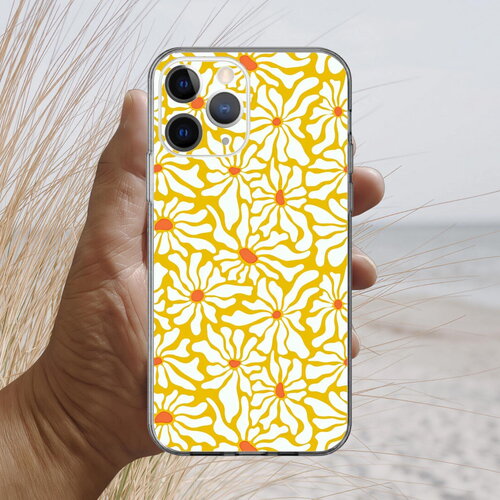 Coque iphone 17, 16, 15, 14, 13, 12, 11, 10, 8, se, cob j soleil jaune