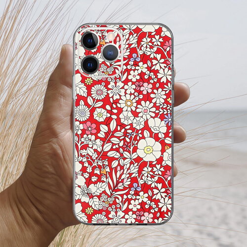Coque iphone 17, 16, 15, 14, 13, 12, 11, 10, 8, se, liberty june's meadow cerise
