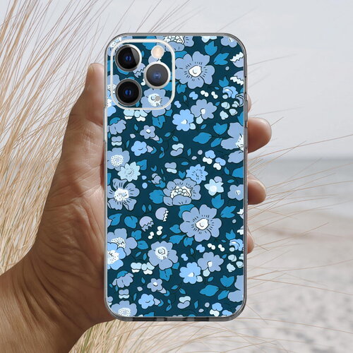 Coque iphone 17, 16, 15, 14, 13, 12, 11, 10, 8, se liberty betsy meadow bleu marine