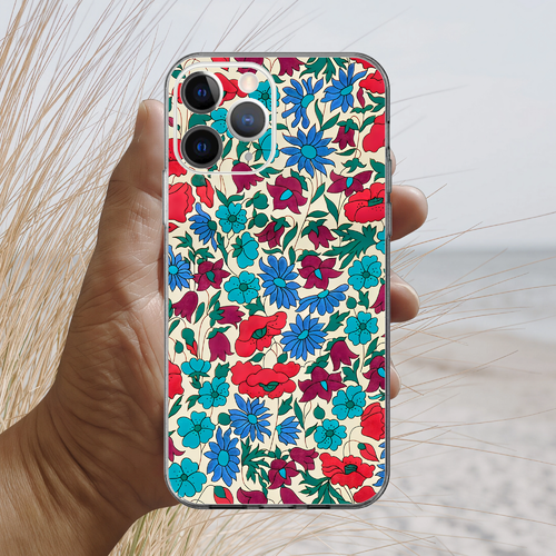 Coque liberty poppy and daisy vr pour iphone