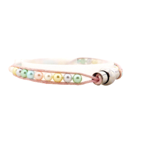 Bracelet perles , intemporel, perles nacrées, femme, fille, taille m