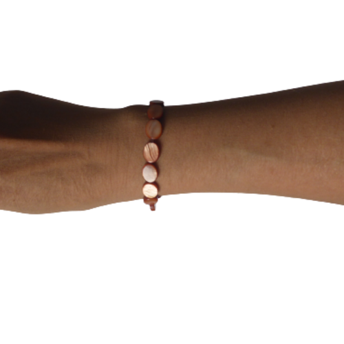 Bracelet, intemporel, perles, nacre, mordoré: femme, fille,