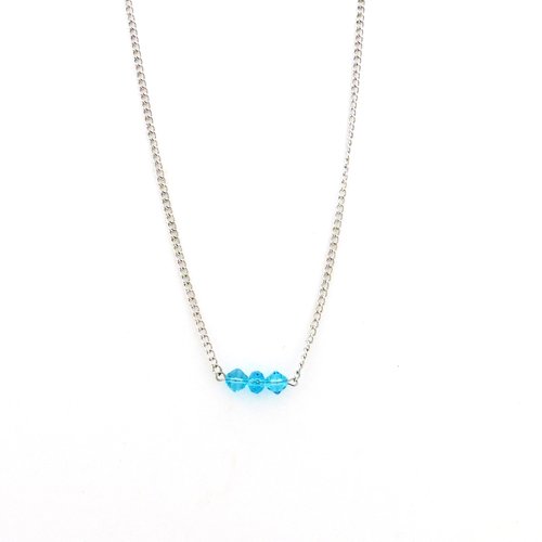 Collier perles, turquoise, chaine, intemporel, femme, fille,