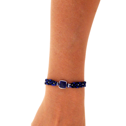 Bracelet brésilien bleu marine