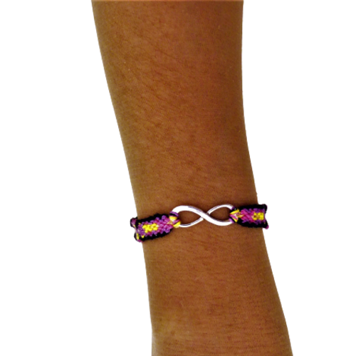Bracelet brésilien bohême, chic, infini, taille l,