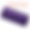 Fil polyester ciré 0.7mm, fil ciré pour macramé, bijoux - violet - 15 mètres